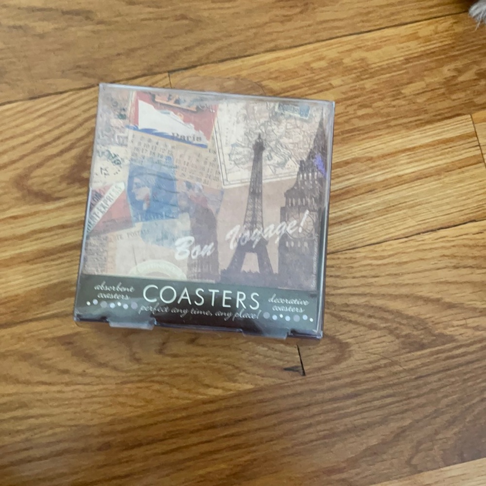 NWT Set of 4 Bon Voyage Coasters